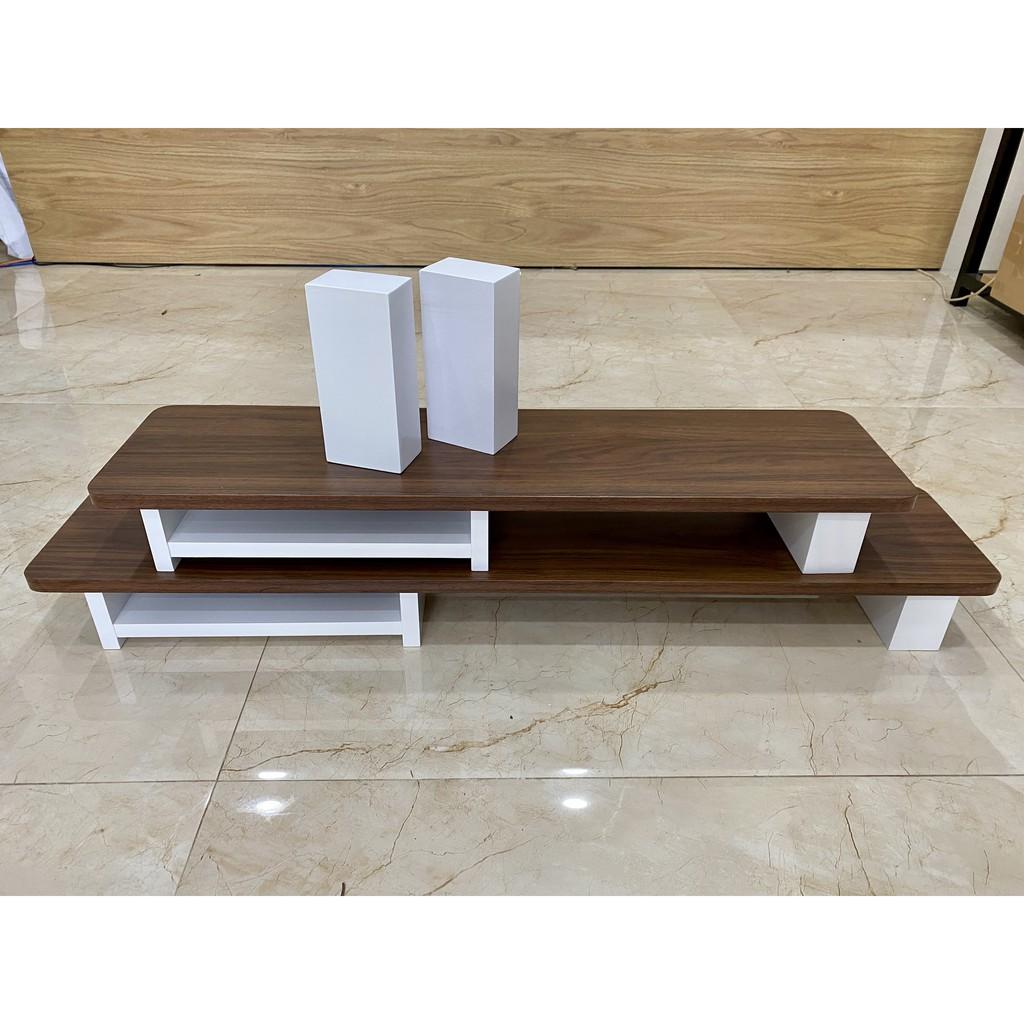 Kê Màn Hình Gỗ MDF - Decor - Combo MDF Trắng,80x20Cm -MDF Màu 34