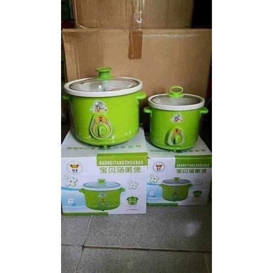 Nội địa Hồng Kông Nồi hầm cháo chậm loại 1.5 lít và 2.5 lít, nồi kho cá ruột sứ