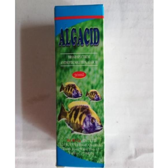 Dung Dịch Diệt Rêu Tảo Algacid Làm Đục Nước Hồ Cá 30ml - Diệt Tảo Bể Cá