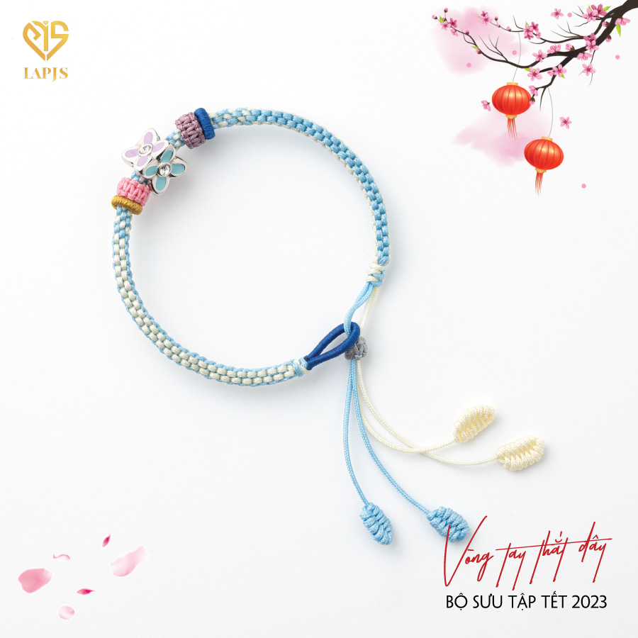 Vòng thắt dây chỉ màu SQUARE HBL-1818 | Trang sức PJS