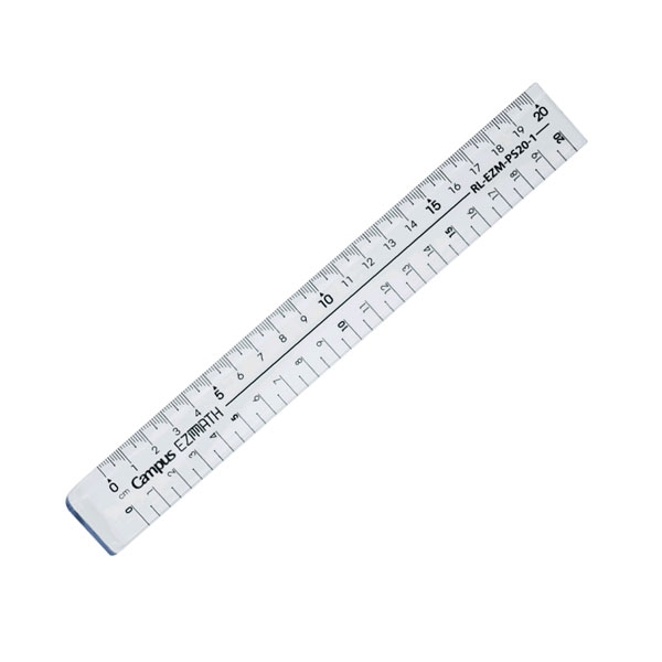 Thước Kẻ EZMath 20cm Campus RL-EZM-PS20-1