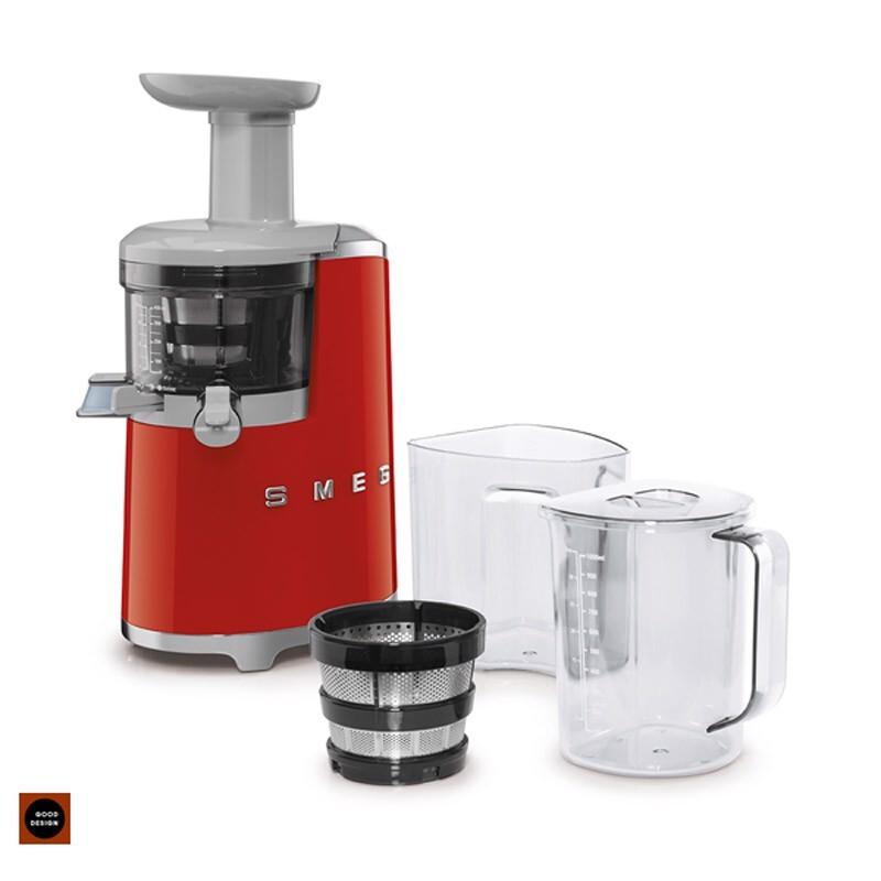 Máy Ép Chậm Smeg, Máy Ép Trái Cây Chậm Công Suất 150W, 2 Lưới Lọc, Nhập Đức, Slow Juicer Smeg Nhiều Màu, BH 12 Tháng