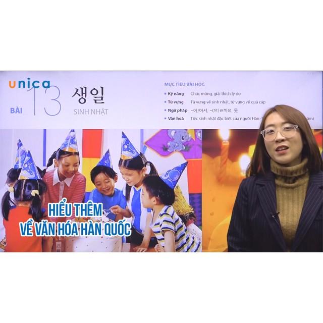 Khóa học NGOẠI NGỮ- Chinh phục tiếng Hàn sơ cấp 1: Chuẩn phát âm, chắc ngữ pháp -[UNICA.VN