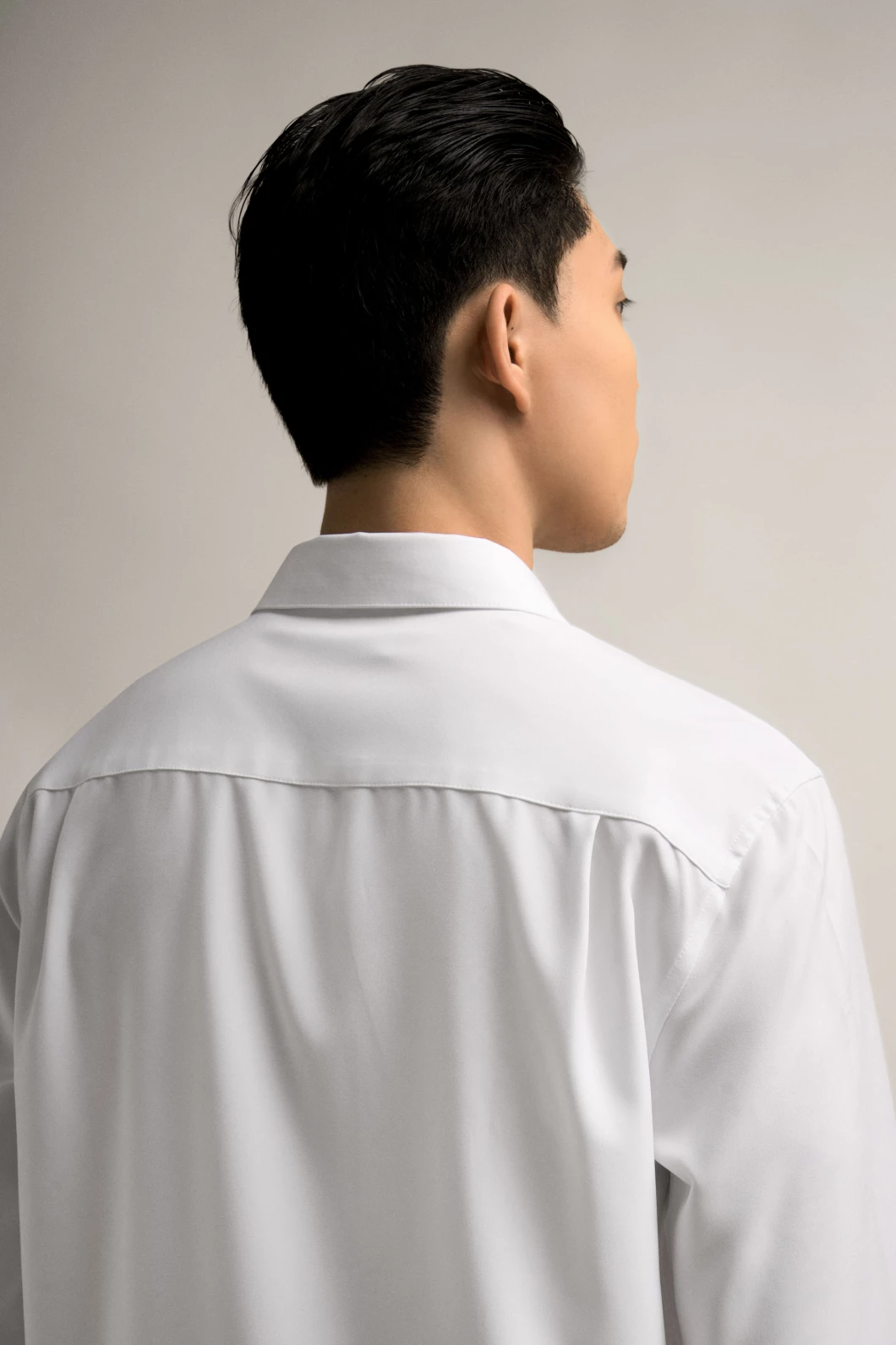 Áo Sơ Mi ROUTINE Tay Dài Sợi Coffee Cổ Gài Nút Trơn Form Fitted (3 màu) - 10F23SHL090 | LASTORE MENSWEAR