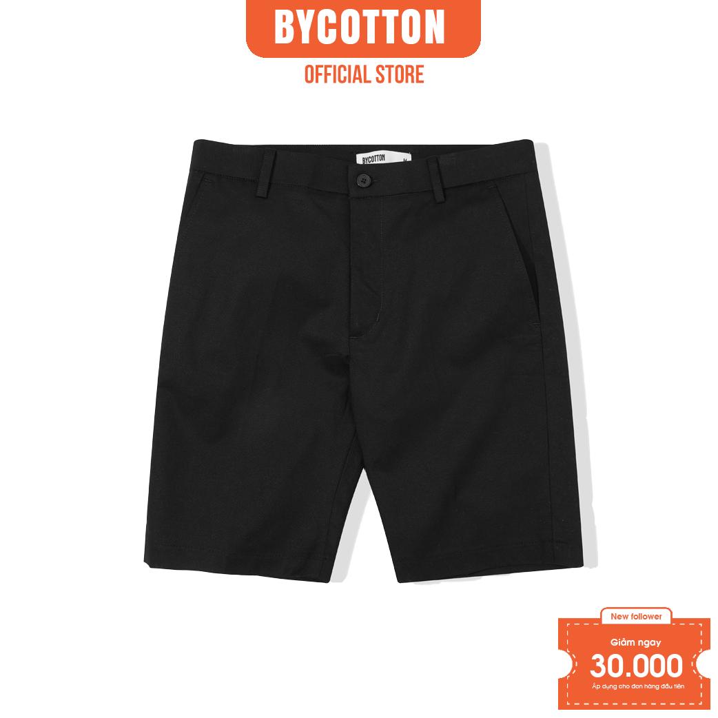 Quần Short Tây Nam Màu Đen BY COTTON Black Short Trouser 2.0