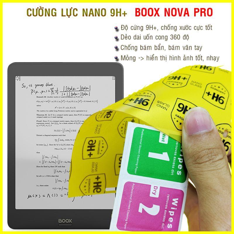 Dán cường lực dẻo nano dành cho máy đọc sách Boox Nova Pro