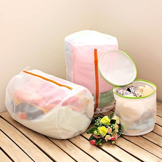 Combo 03 Túi giặt quần áo Okazaki dạng lưới  - Nội địa Nhật Bản