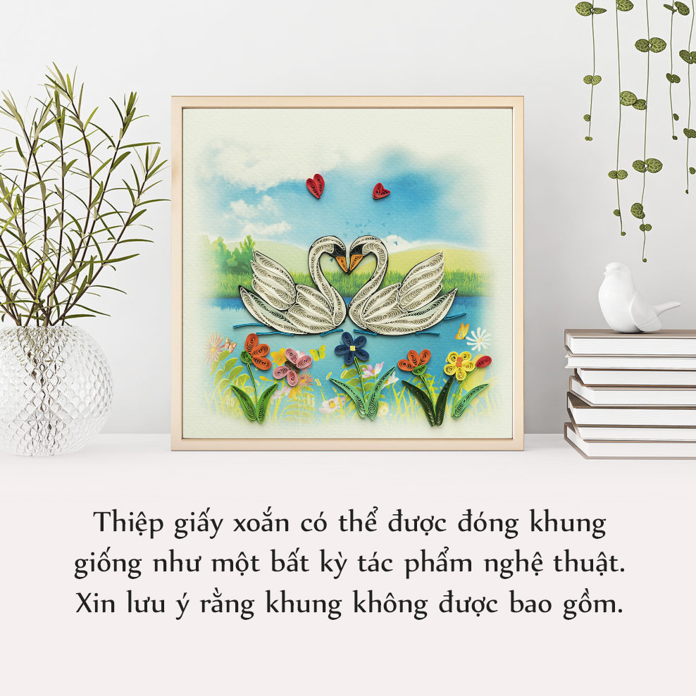 Thiệp Giấy Xoắn Tình Yêu - CNL1505