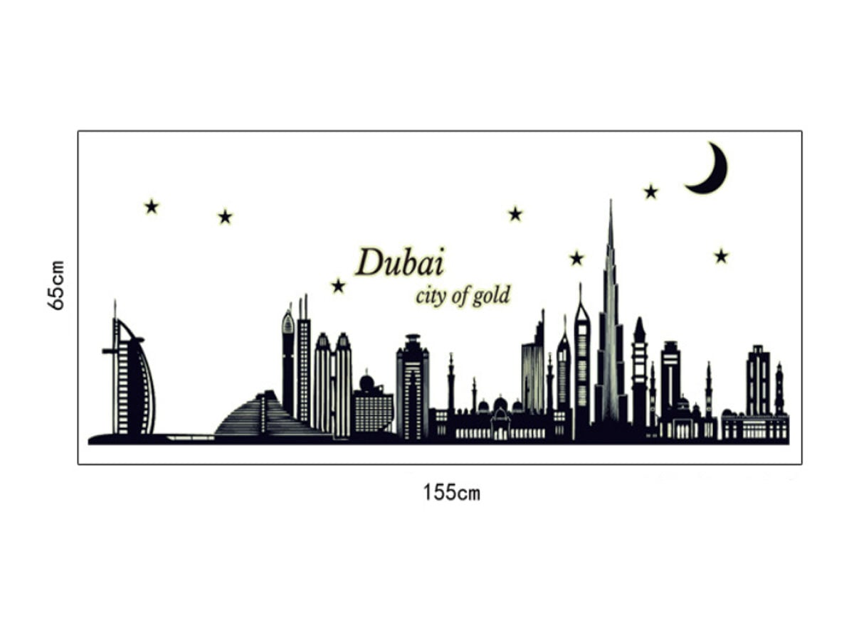 DECAL DẠ QUANG DUBAI