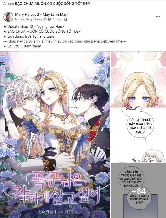 bạo chúa muốn có cuộc sống tốt đẹp chapter 12.1 1