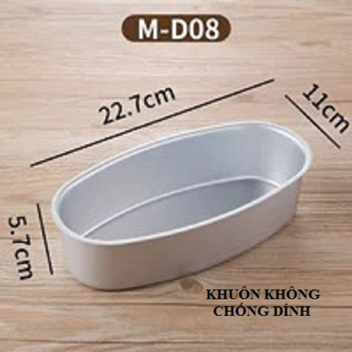 Khuôn Bánh Hình Oval Nướng Bánh