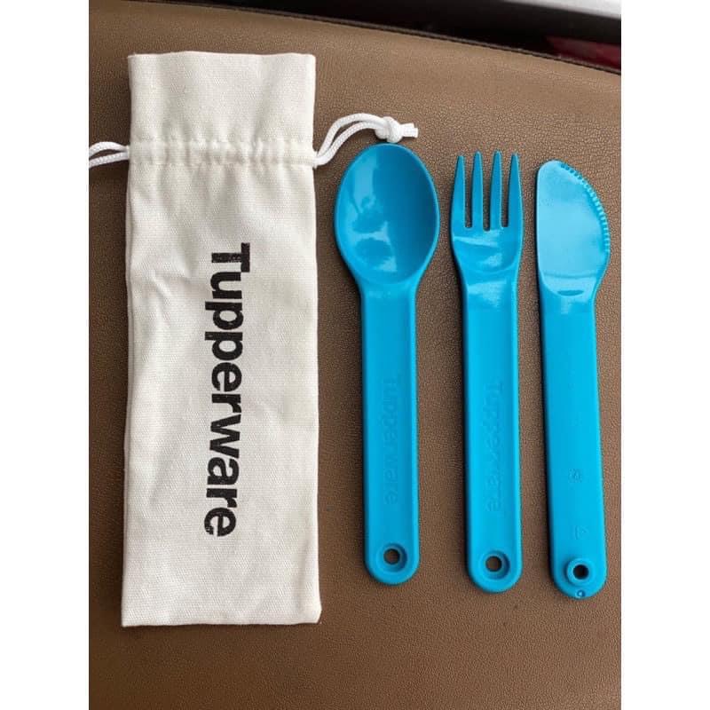 Bộ Dao Muỗng Nĩa Tupperware Cutlery Set 3 Kèm Túi