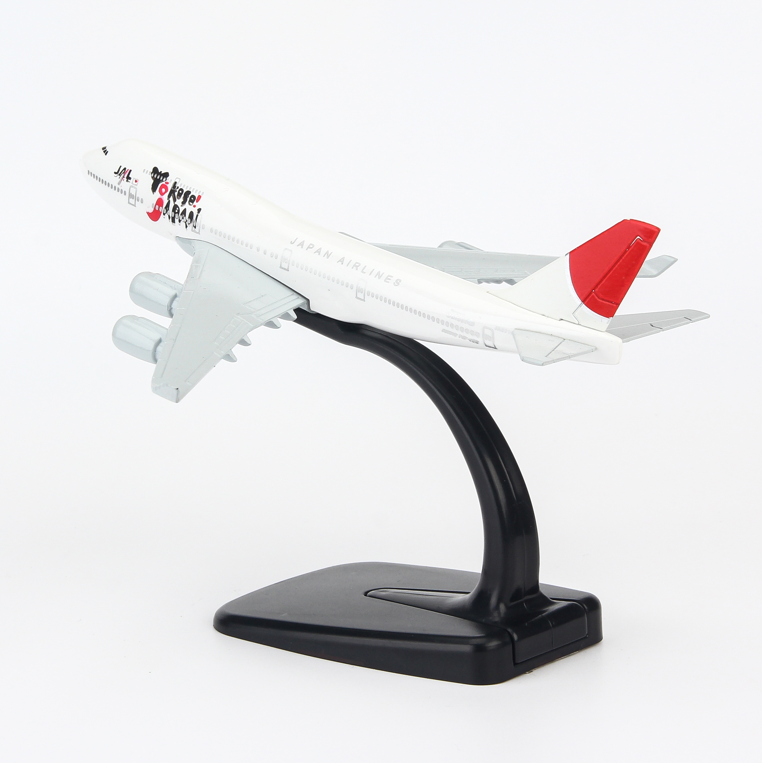 Mô Hình Máy Bay Trưng Bày Boeing 747 Japan Airlines Everfly (Trắng)