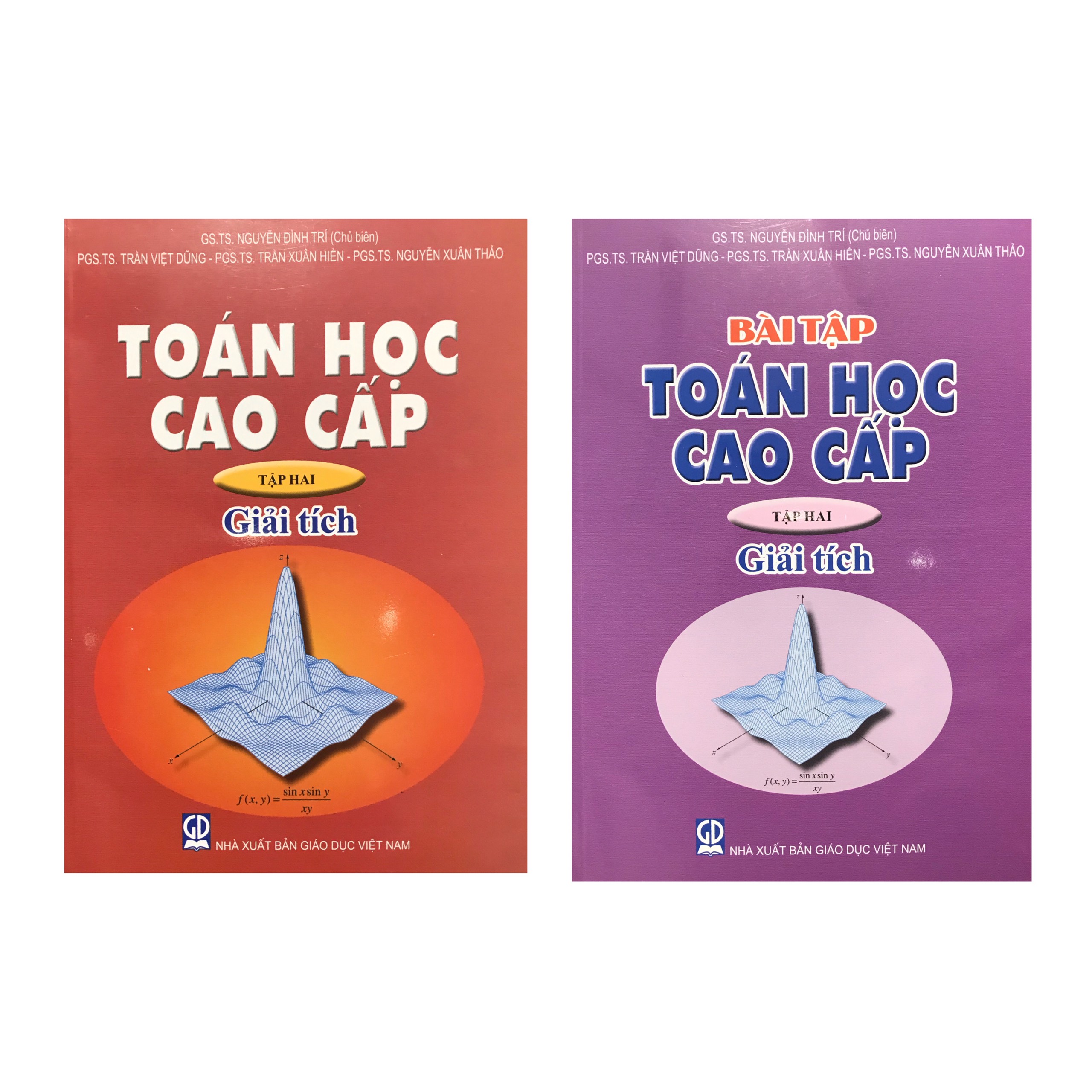 Combo Toán học cao cấp tập 2 : Giải tích + Bài tập toán học cao cấp tập 2 : Giải tích