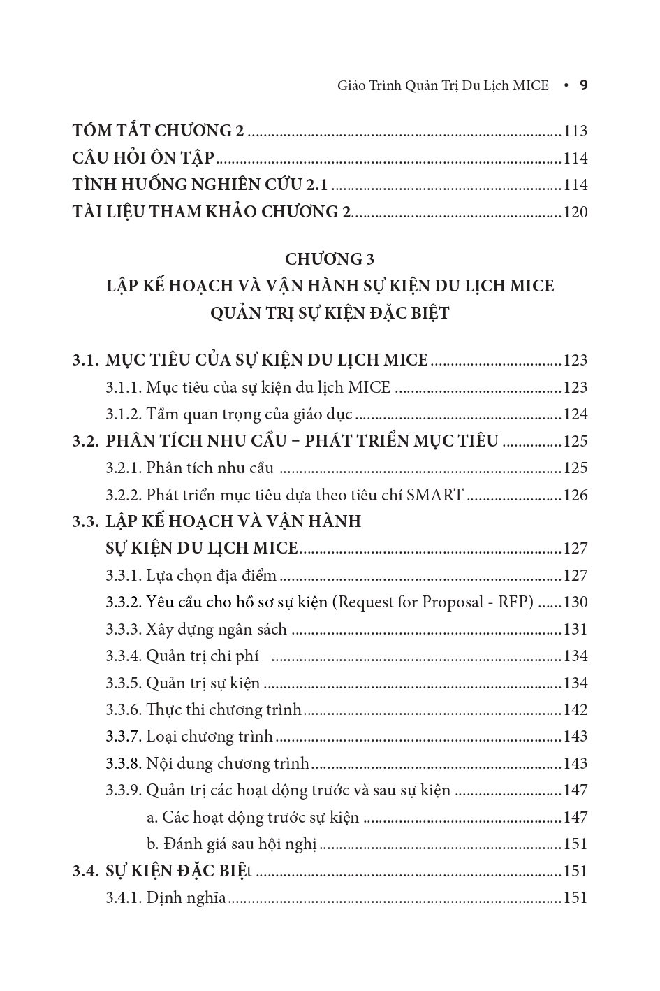 Giáo Trình Quản Trị Du Lịch MICE