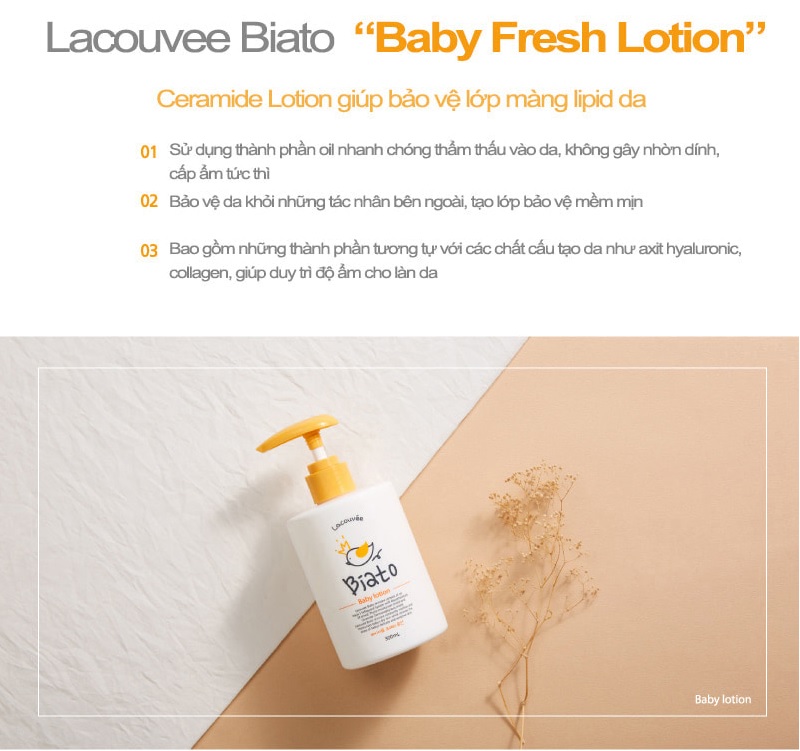 Sữa dưỡng ẩm cho bé BABY LOTION