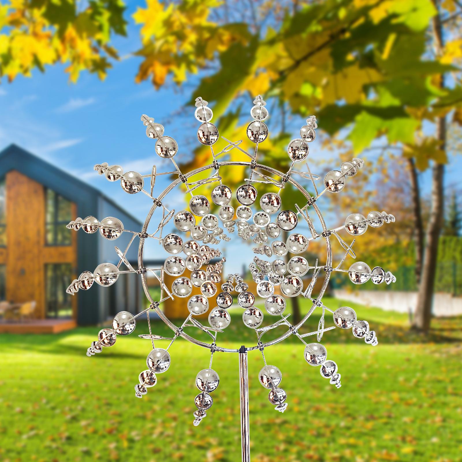 Cối Xay Gió Bằng Kim Loại Độc Đáo 31Cm