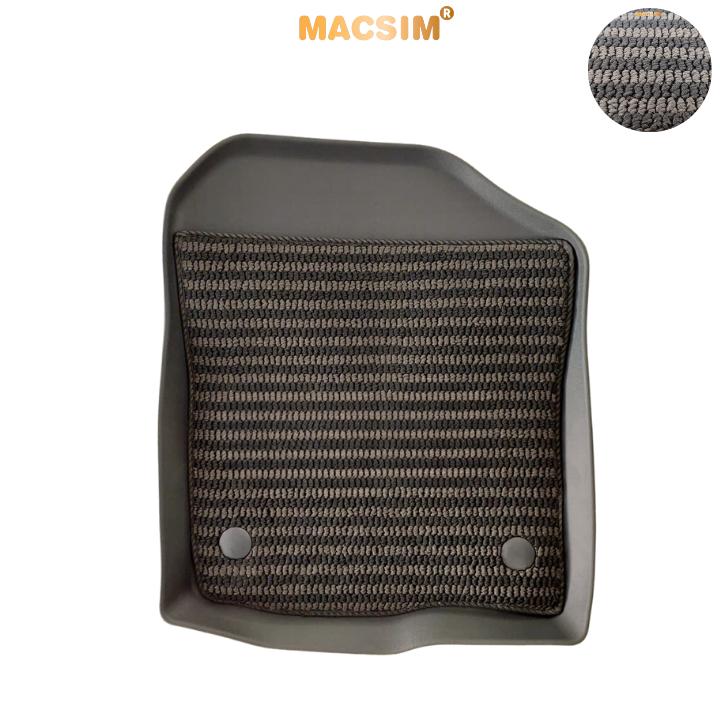 Thảm Lót Sàn 2 Lớp TPE Macsim Toyota Raize Chuẩn Form, Bền, Không Mùi (sd3 xám đen ct)