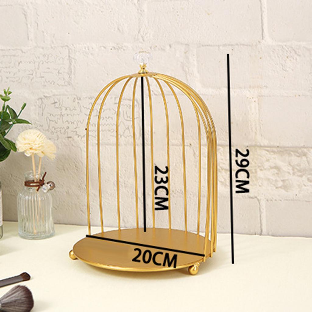 Desk Perfume Organizer Countertop Makeup Rings Rack Holder Shelf 1-Tier