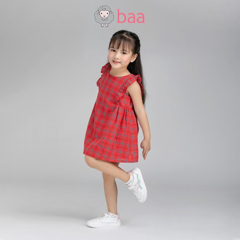 Đầm váy xòe BAA BABY bèo nhún ngực cho bé gái - GT-AD03C