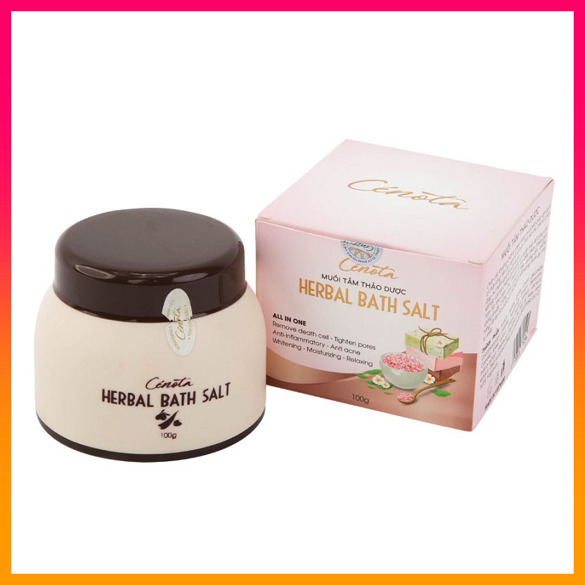 Muối Tắm Thảo Dược Cenota Herbal Bath Salt 100g Chính Hãng