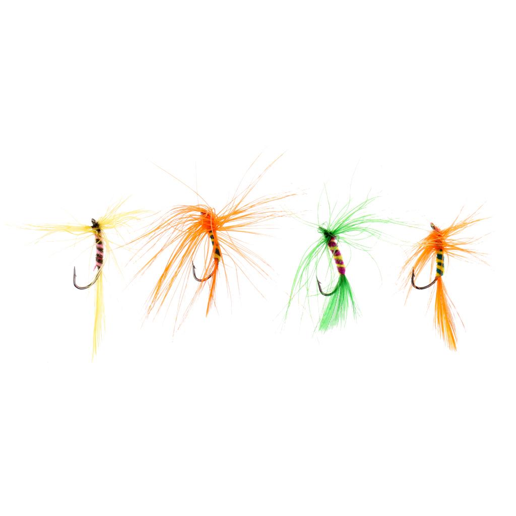 32Pcs Fly Fishing Flies Kit Bass Salmon Trout Flies Lures Assortment