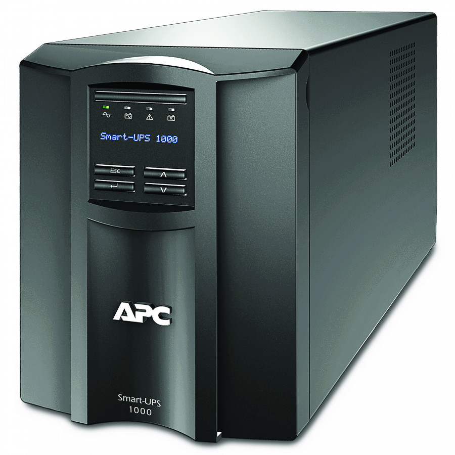 Bộ lưu điện: APC Smart-UPS 1000VA LCD 230V - SMT1000I - Hàng Chính Hãng