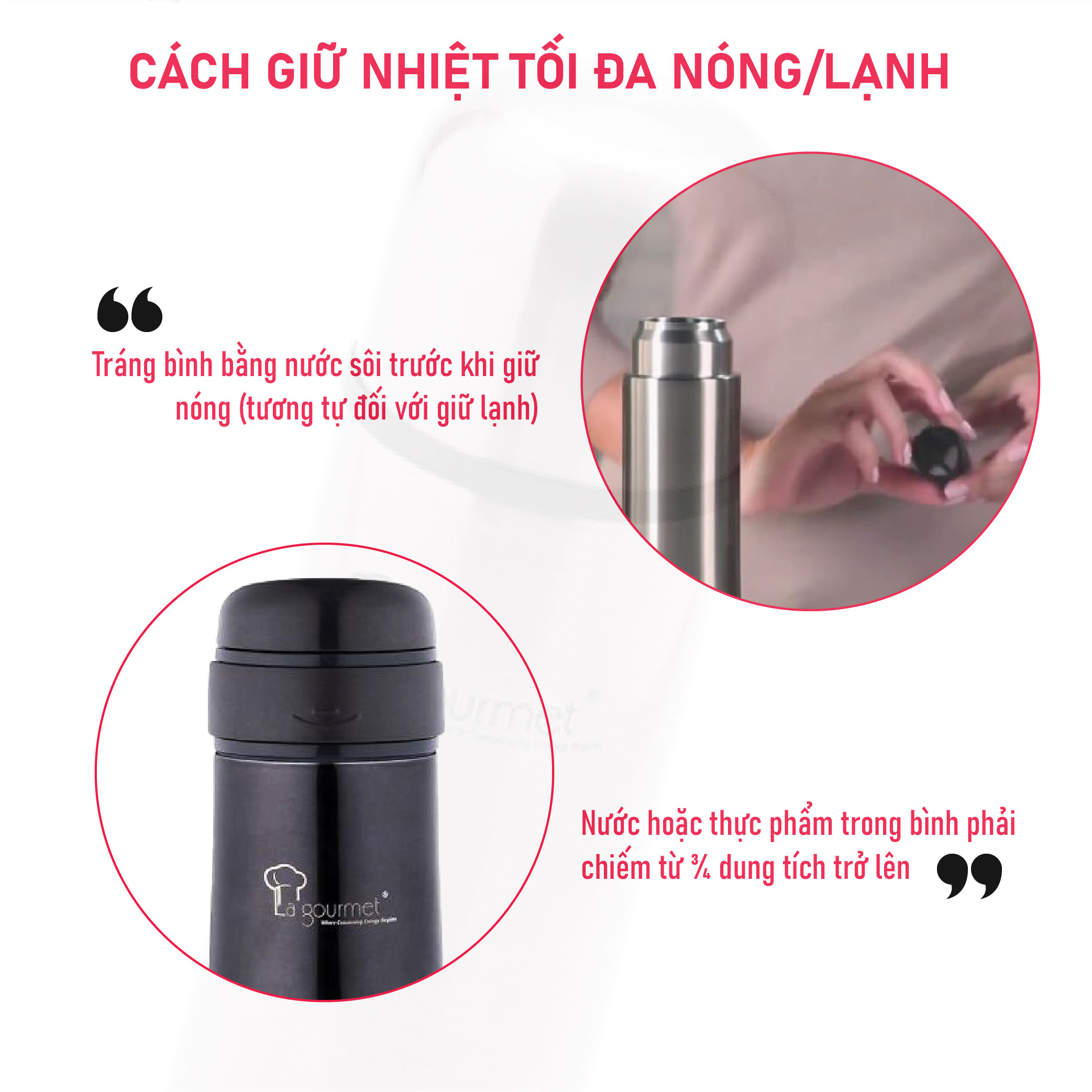 Bình Giữ Nhiệt La gourmet Sakura Plus (320ml)-338617