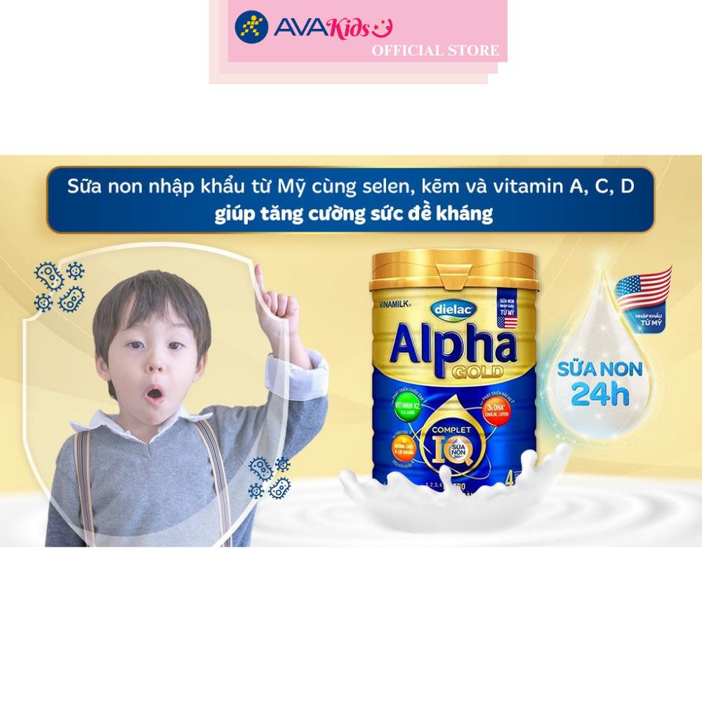 Sữa bột Dielac Alpha Gold IQ số 4 (sữa non) 850g (2 - 6 tuổi)