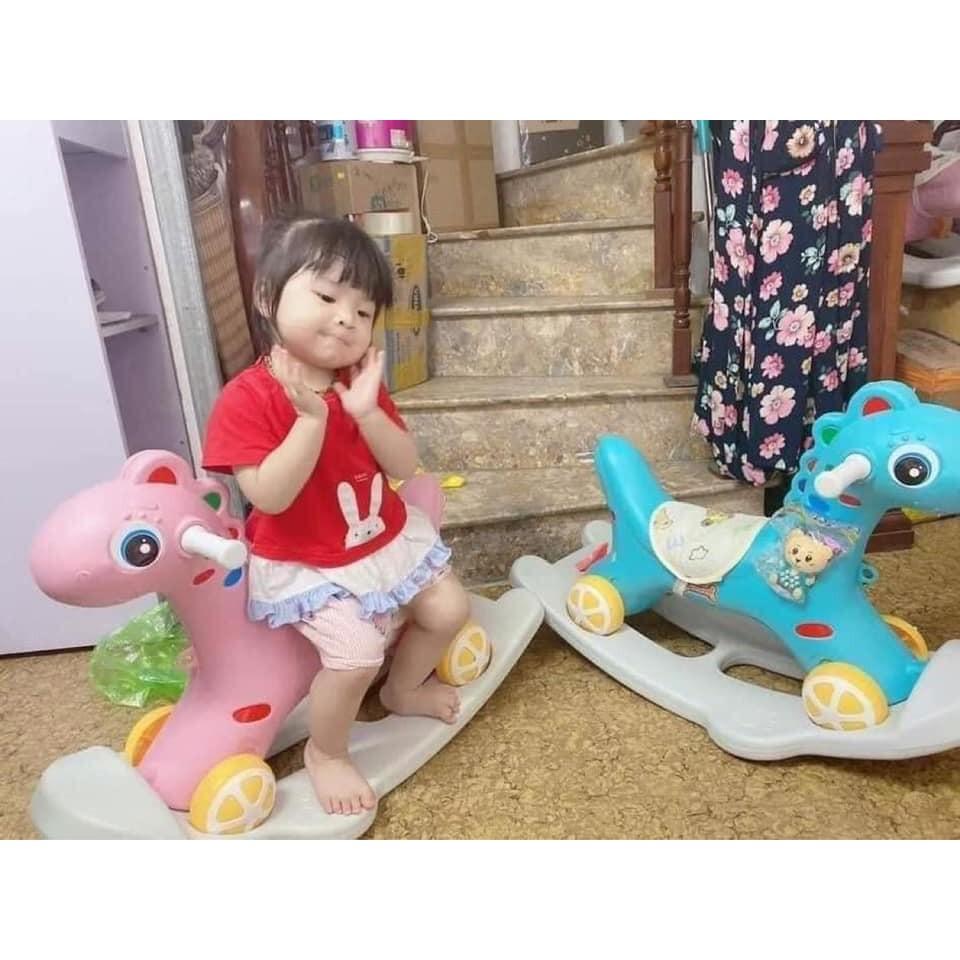 Ngựa bập bênh 2in1 đa năng