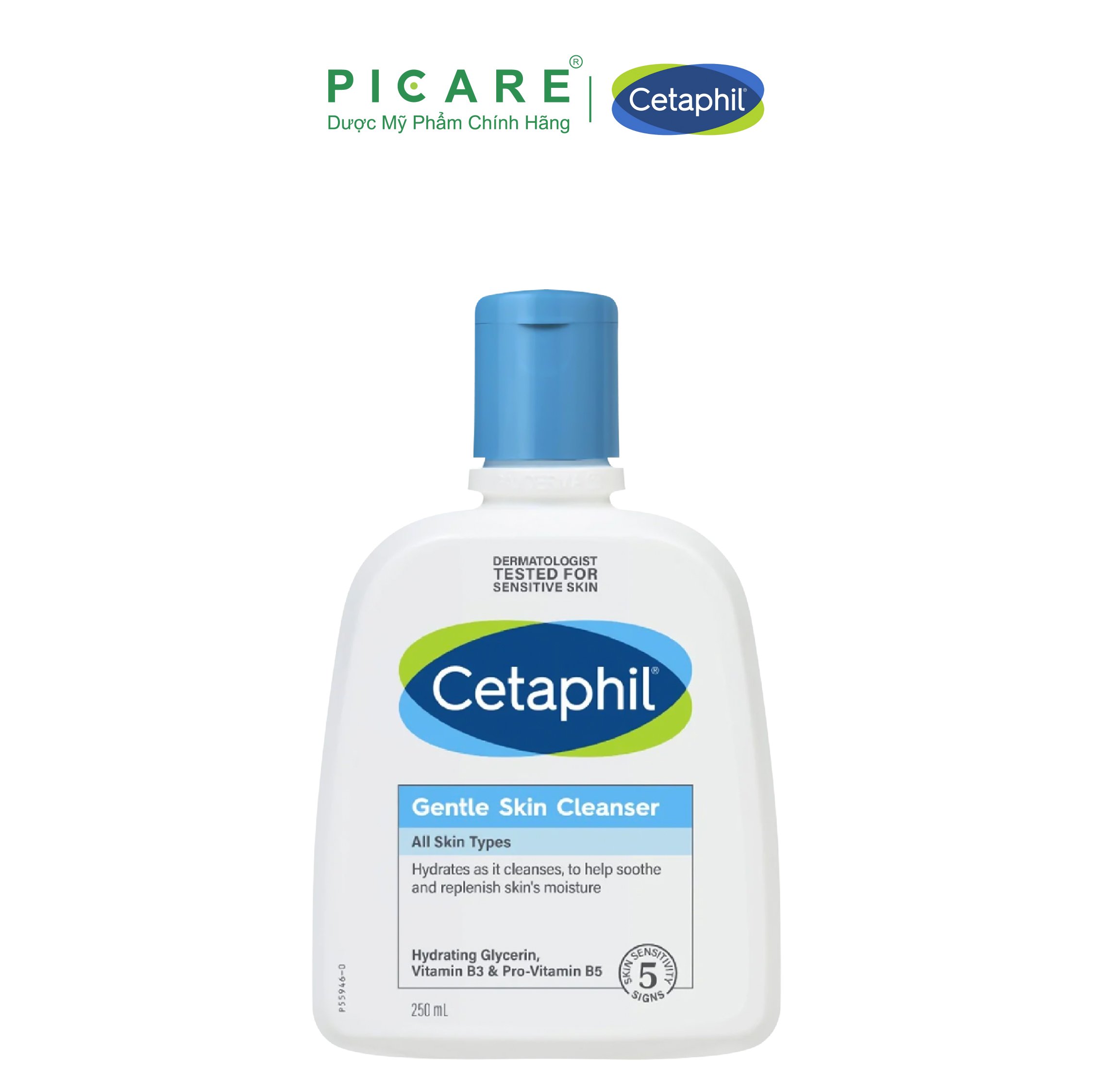 Sữa rửa mặt dịu lành cho da nhạy cảm Cetaphil Gentle Skin Cleanser 250ml