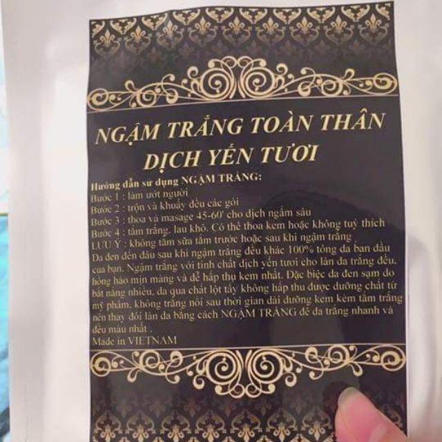 Ngậm trắng dịch yến tƯƠI 1 LT GIÚP DA TRẮNG ĐỀU MÀU