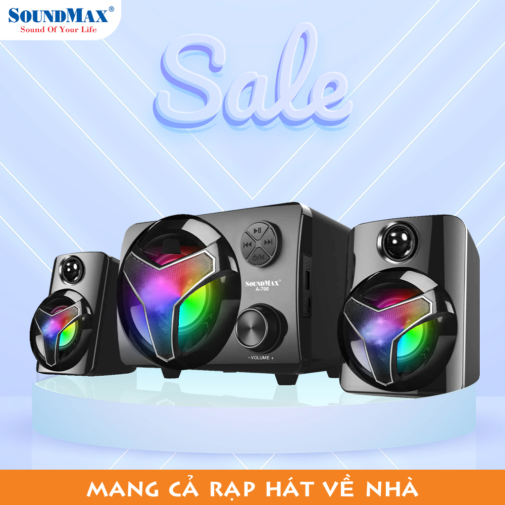 [Hàng Chính Hãng] Loa vi tính SoundMax A-700/2.1