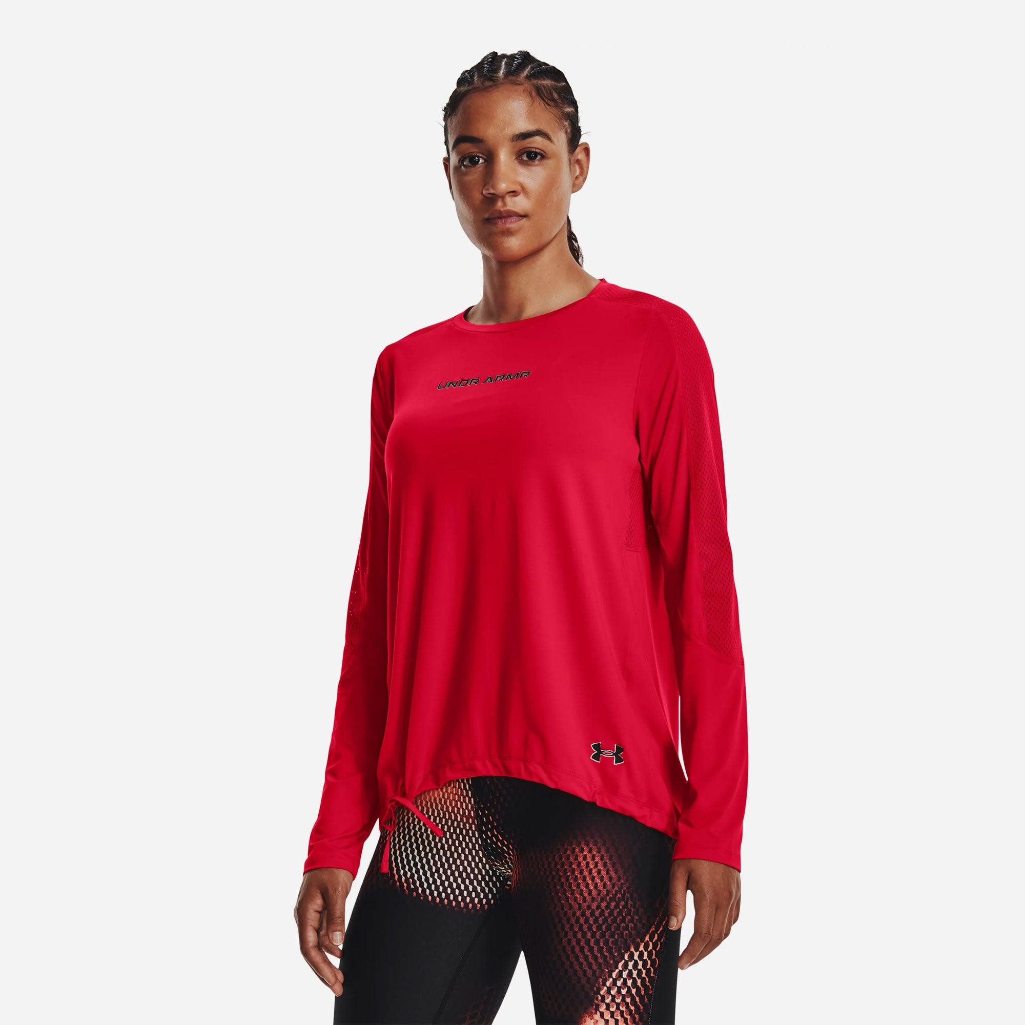 Áo tay dài thể thao nữ Under Armour Pieced Mesh Rfs - 1374494-100