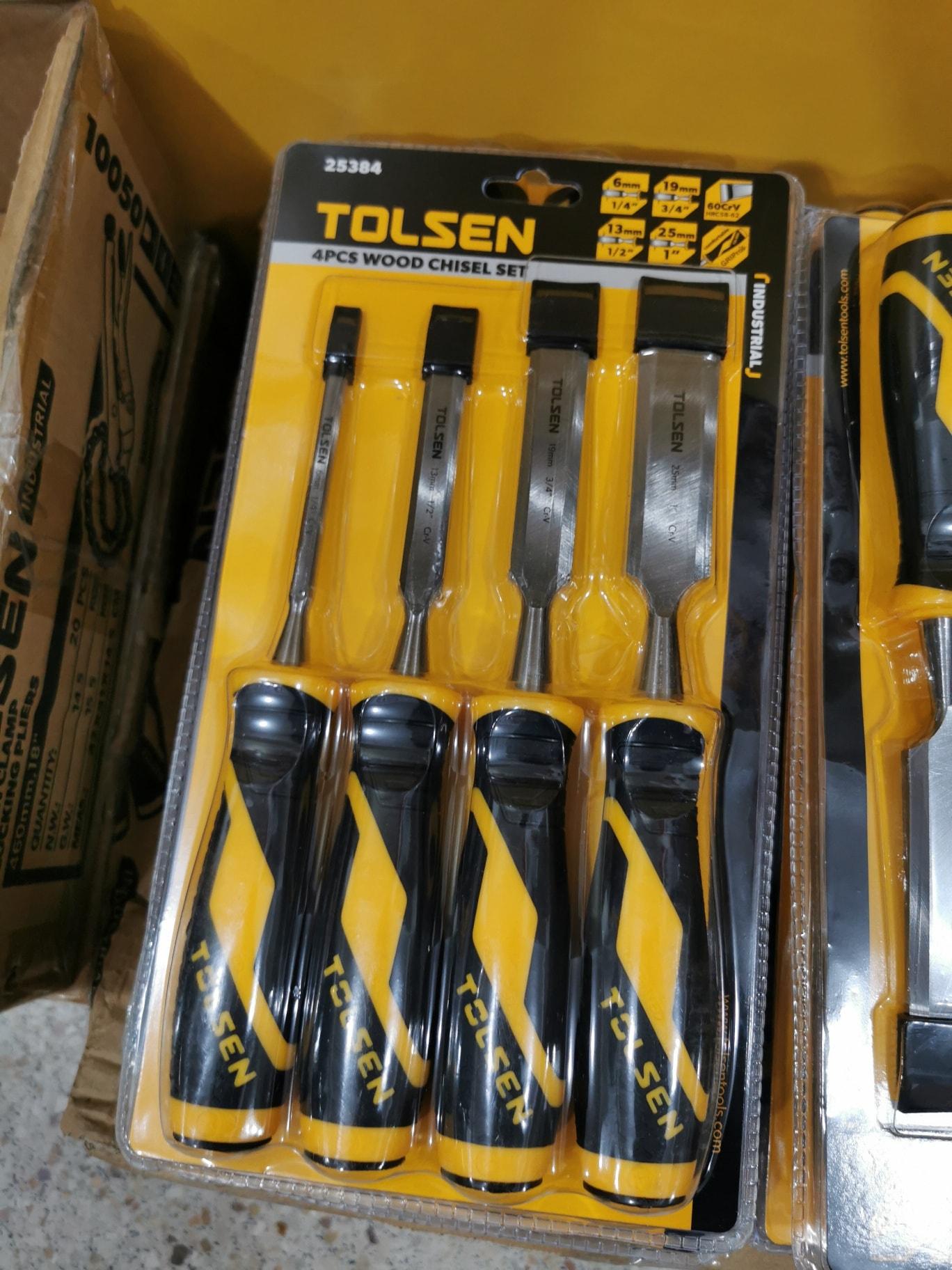 BỘ 3 ĐỤC CÁN NHỰA 6,13,19,25mm TOLSEN 25384 - HÀNG CHÍNH HÃNG