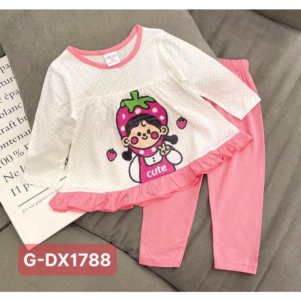 Bộ dài áo xoè cho bé gái