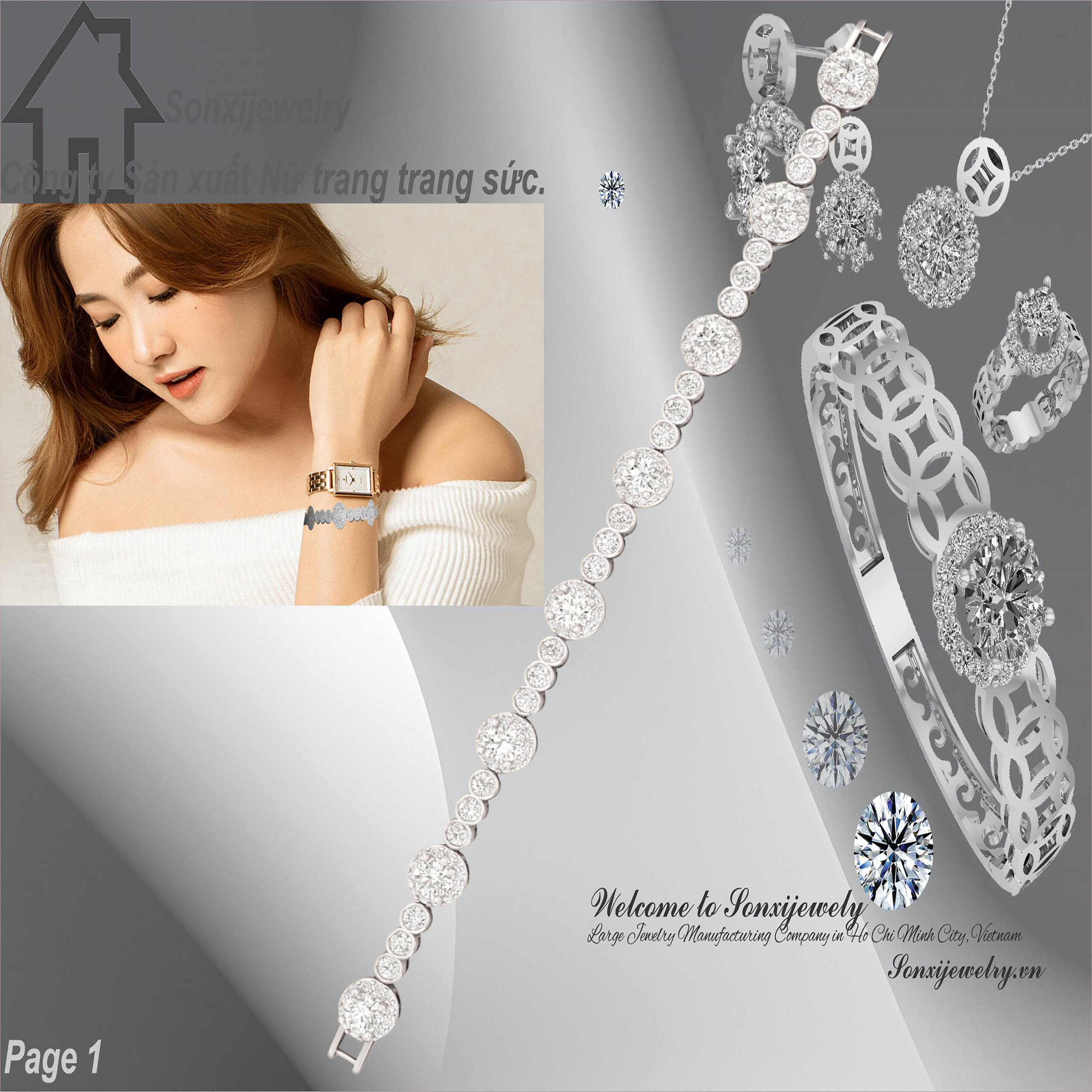LẮC TAY THỜI TRANG MẪU ĐẸP 5303