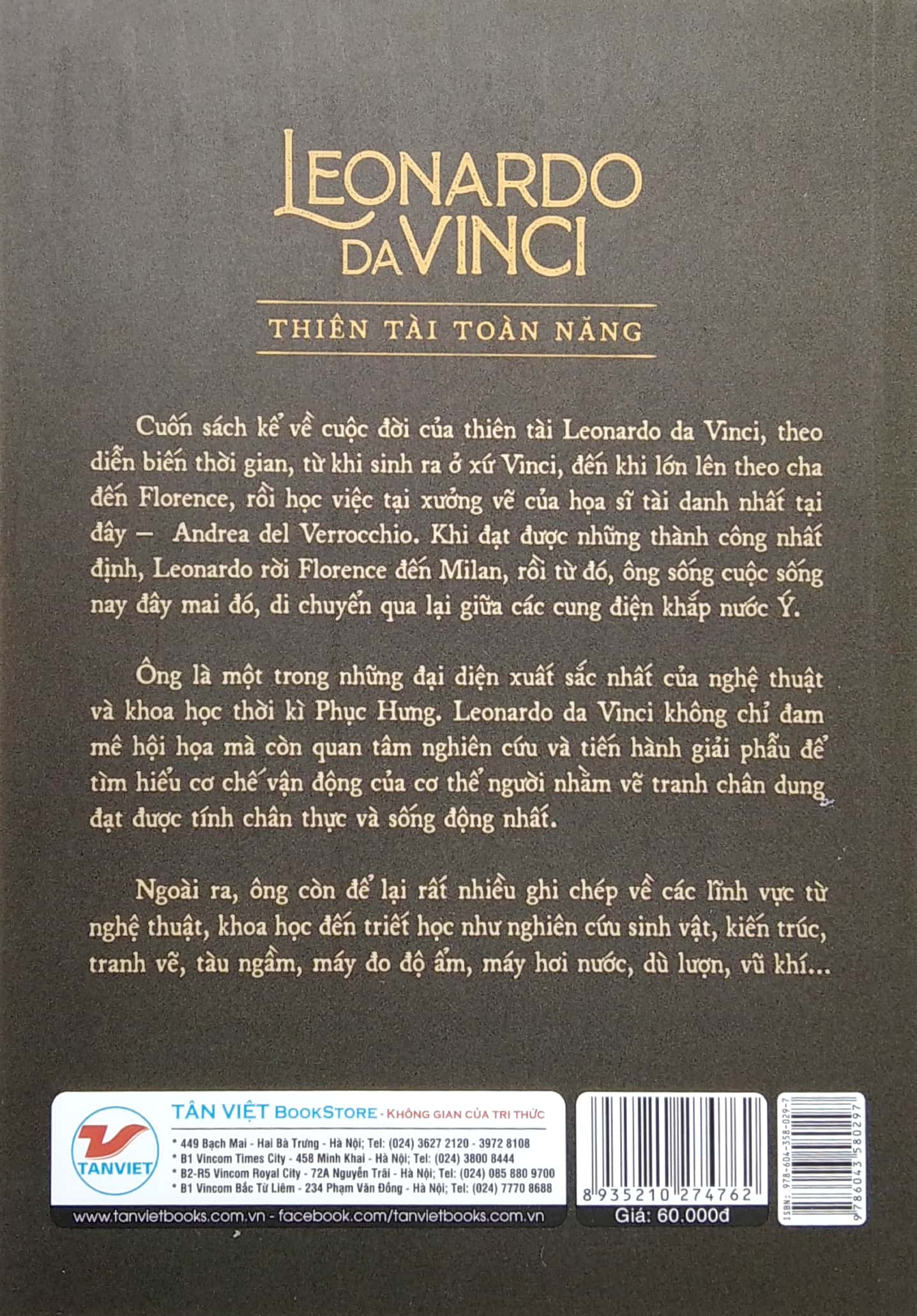 Kể Chuyện Cuộc Đời Các Thiên Tài: Leonardo Da Vinci - Thiên Tài Toàn Năng - Rasmus Hoài Nam - (bìa mềm)