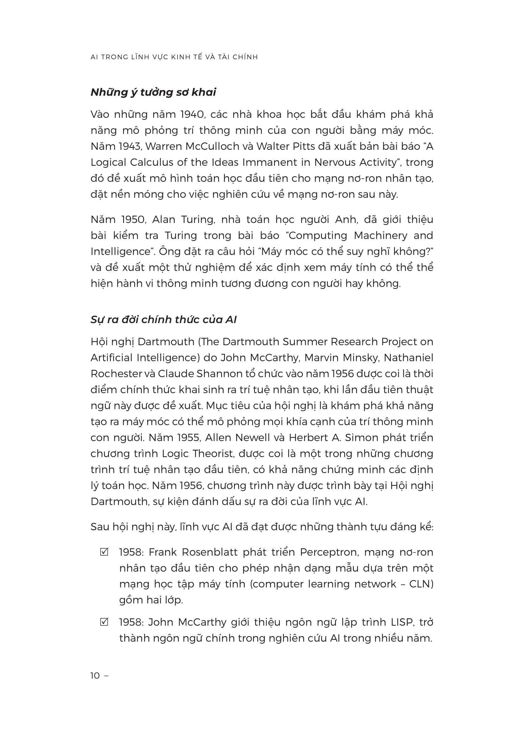 Sách - AI Trong Lĩnh Vực Kinh Tế Và Tài Chính