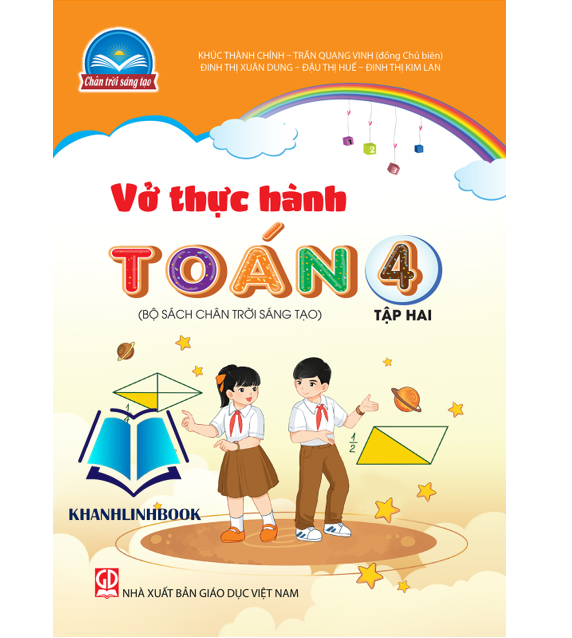 Sách - Combo Vở thực hành Toán 4 - tập 1 + 2 (Bộ Chân trời sáng tạo)