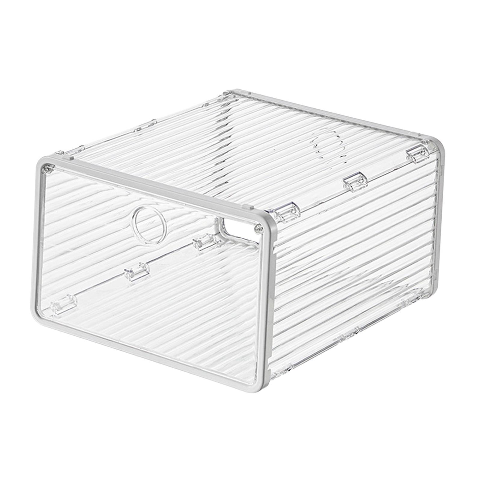 Shoe Storage Box Shoe Organizer with Lid Shoe Holder for Closet Apartment RV