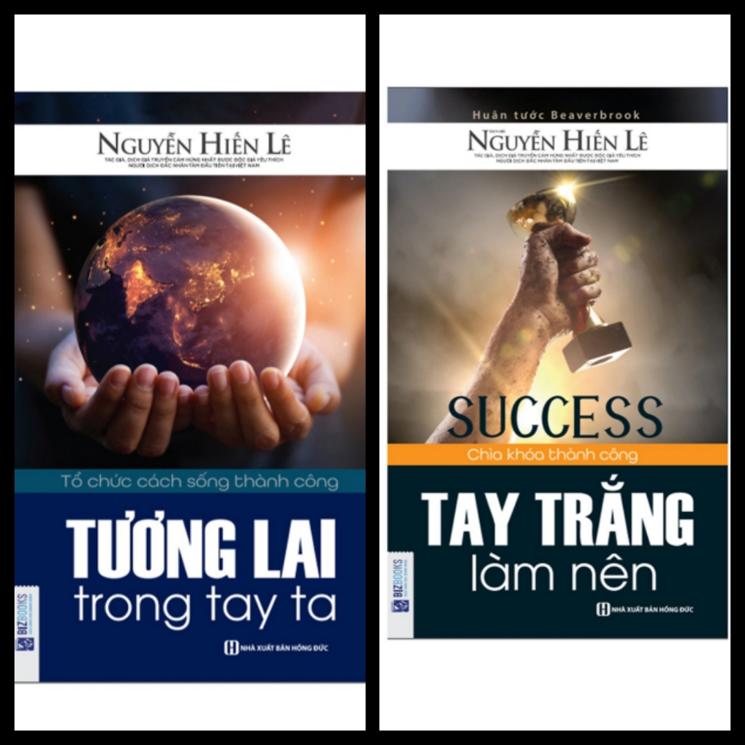 Combo 2 quyển  Tay trắng làm lên+ Tương lai trong tay ta