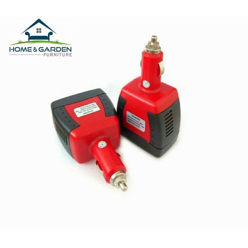 Thiết bị chuyển điện ô tô từ 12v ra 220v và sạc USB