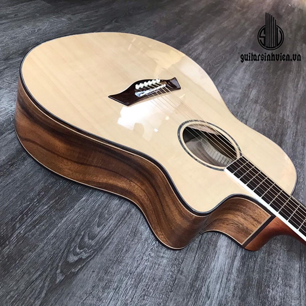 Đàn guitar acoustic SV-A5 gỗ điệp cao cấp - Có ty chống cong - Tặng full phụ kiện