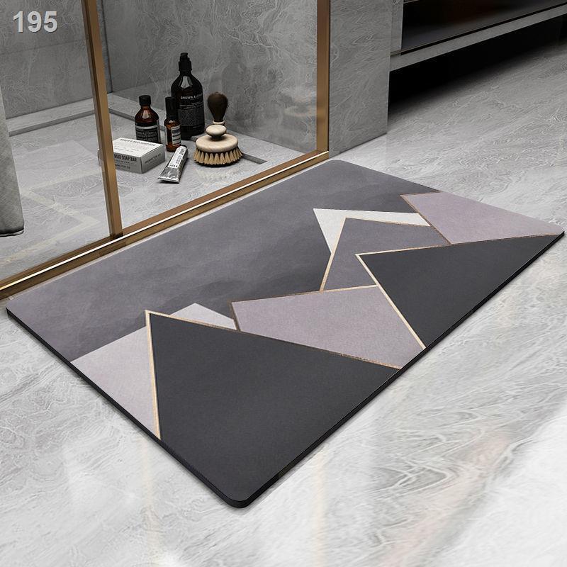 Diatom bùn nhà vệ sinh thấm thảm sàn cửa tắm khô nhanh chống trượt đất diatomaceous