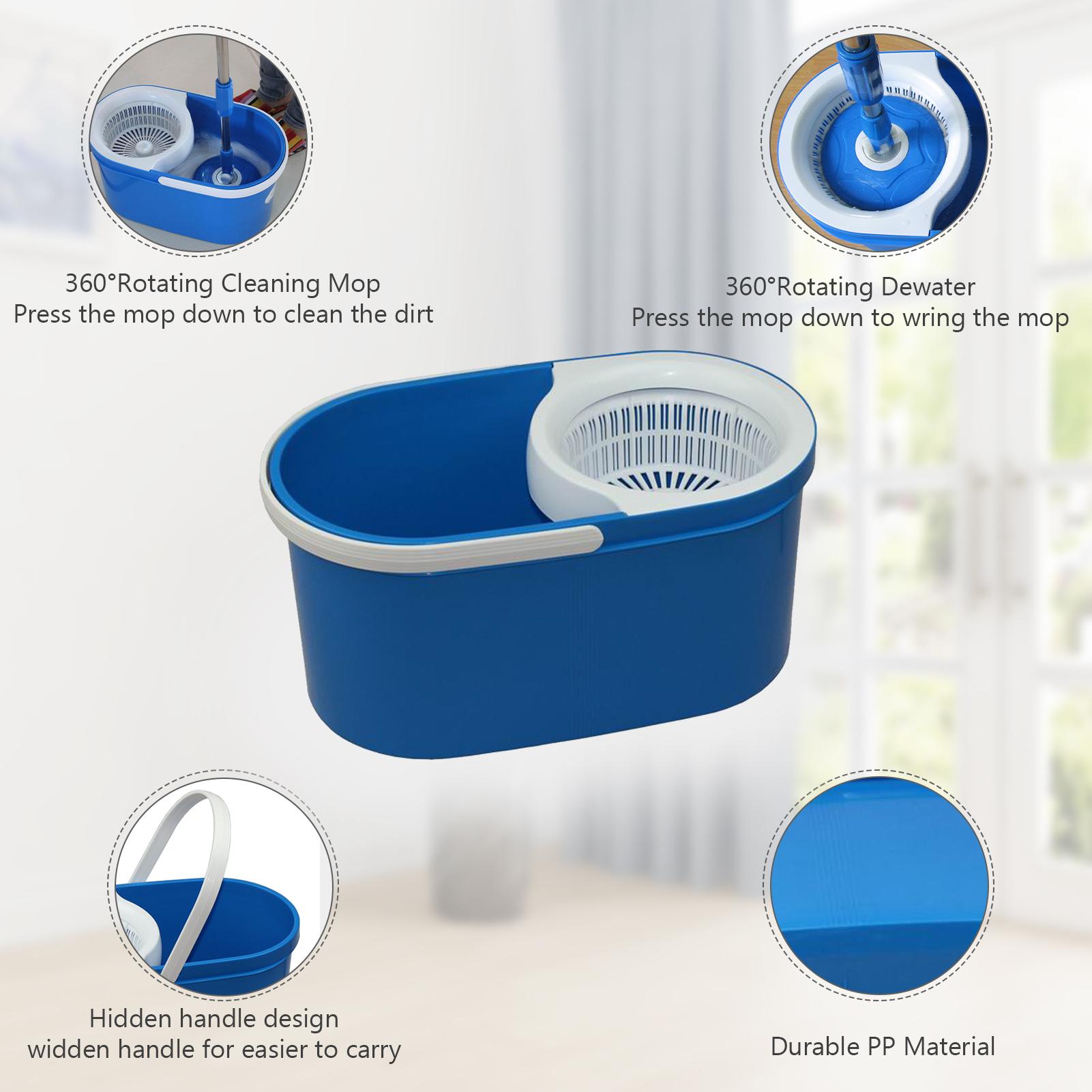 Bộ lau nhà cầm tay có thùng xoay 360 độ tiện lợi di động
