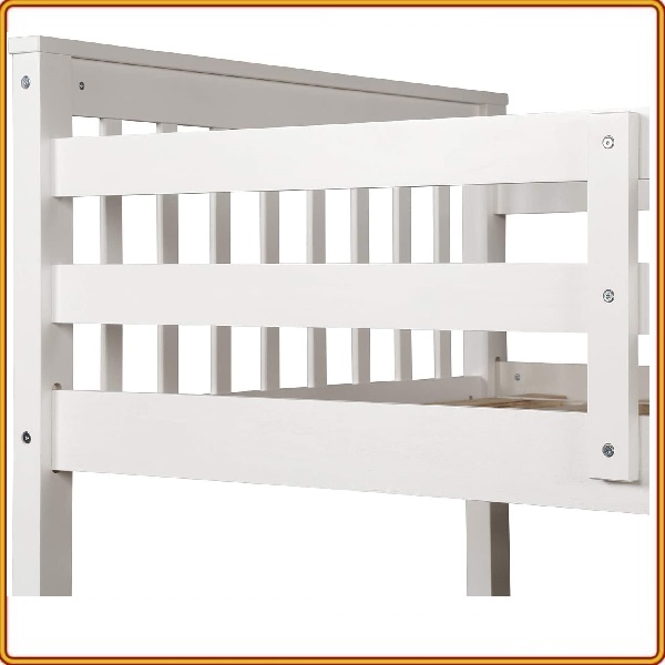 Giường 2 tầng gỗ Trên 1m, Dưới 1m4 white Nội Thất juno sofa