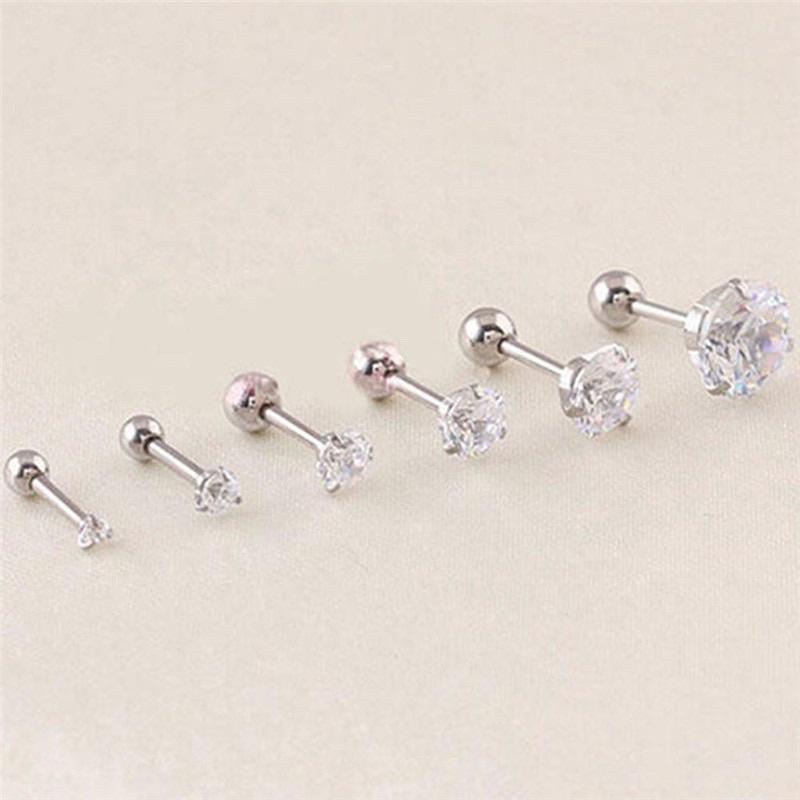 khuyên tai xinh đủ size bằng thép y tế k gỉ - XUÂN SHOP