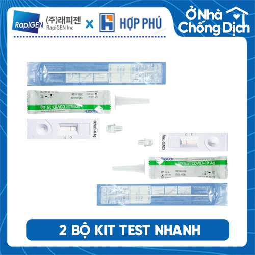 GIẢM SỐC Combo 2 Bộ Kit Test - Xét Nghiệm Nhanh COVID-19 Ag BioCredit- Hàn Quốc