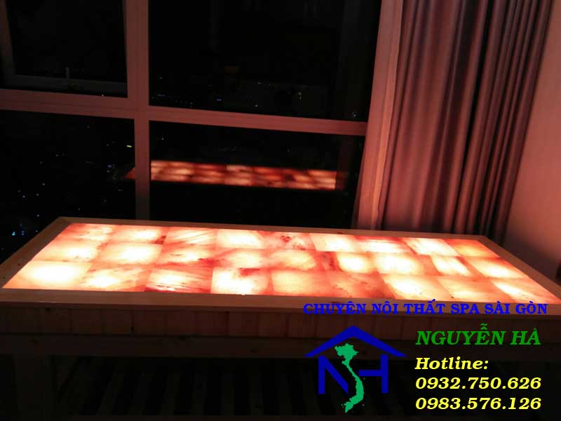 Giường Đá Muối Himalaya Nguyễn Hà 27 Viên_NH-GĐM-27V